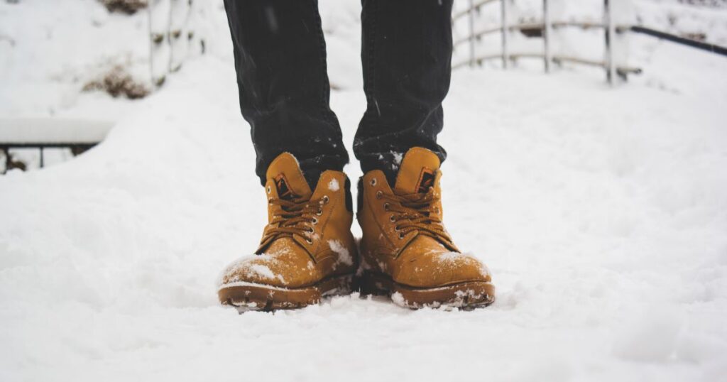  bota de couro perfeita para o inverno