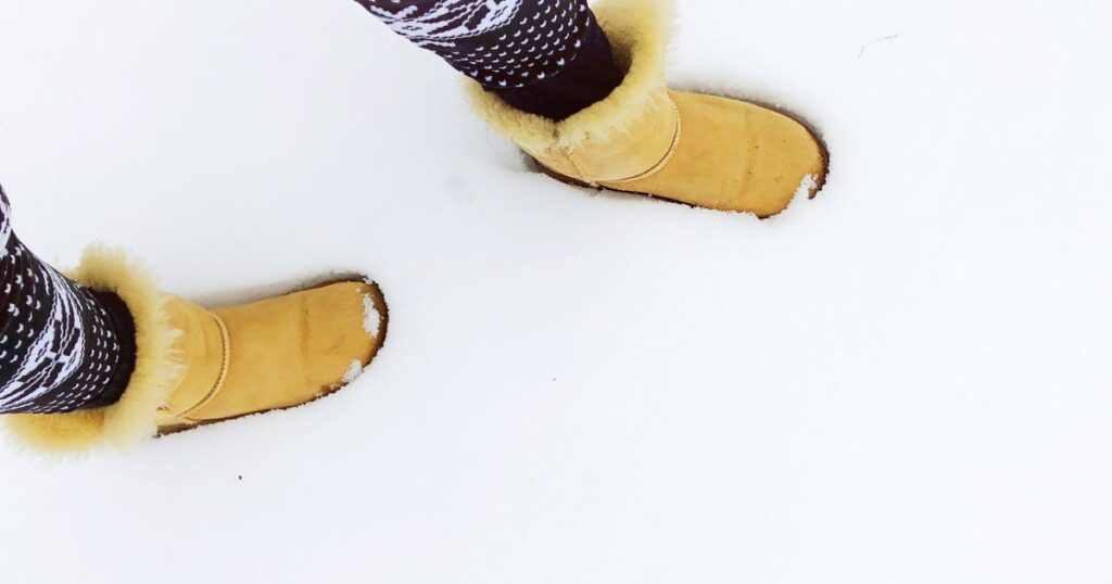botas forradas com lã natural de carneiro