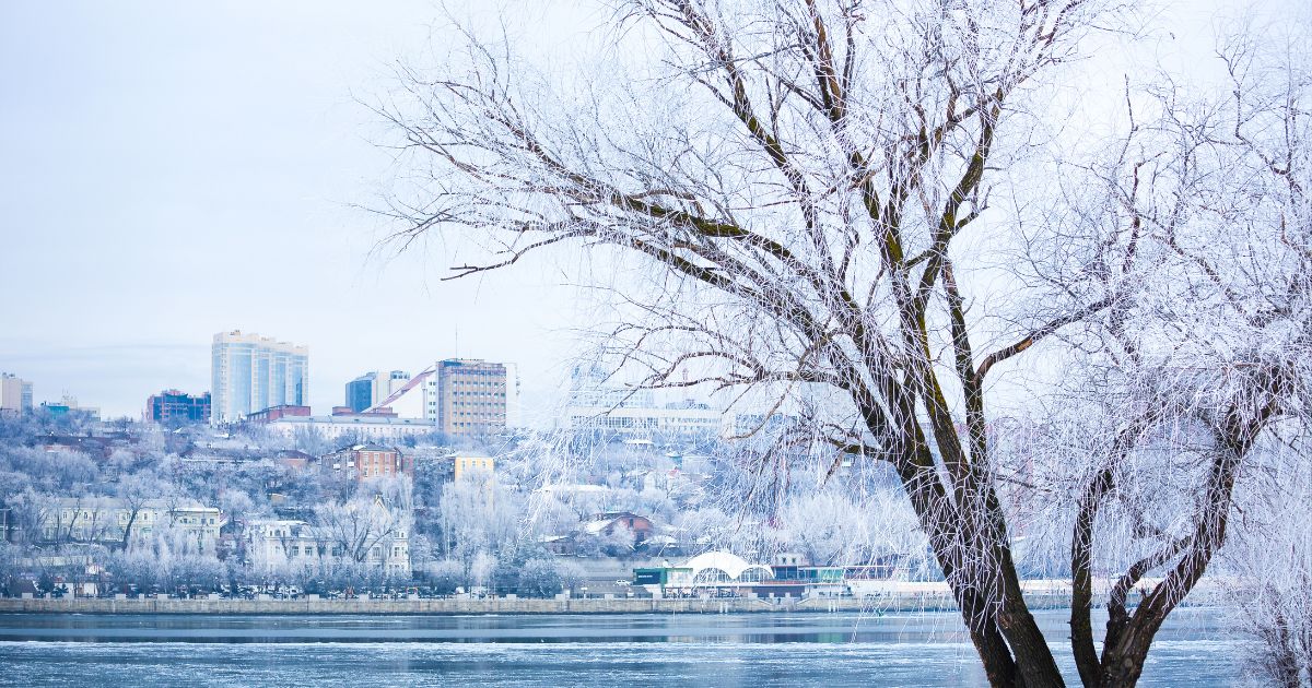 Cidades pequenas no inverno